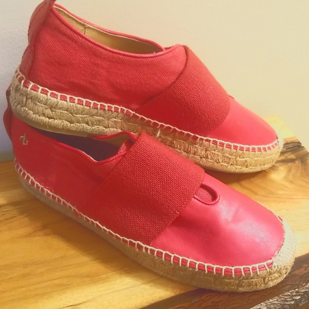 RAG AND BONE Espadrille vibrant color slip on
